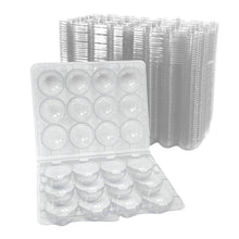 Load image into Gallery viewer, 12-Egg Carton (Quail) - Clear Plastic