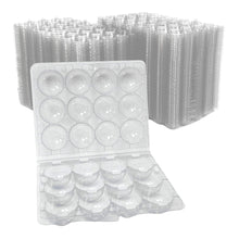 Load image into Gallery viewer, 12-Egg Carton (Quail) - Clear Plastic