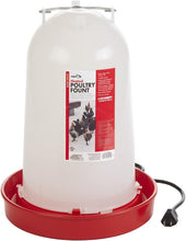 Load image into Gallery viewer, Heated Poultry Waterer, 3 Gallon