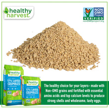 Load image into Gallery viewer, Healthy Harvest 17% Non-GMO Layer Crumbles