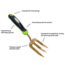 Load image into Gallery viewer, Titanium Hand Weeder Fork Tool