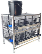 Load image into Gallery viewer, Pro Modular Quail Grow Out &amp; Layer Cages