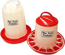 Load image into Gallery viewer, Poultry Feeders &amp; Waterers 4 Sizes Available