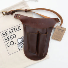 Load image into Gallery viewer, Gardener's Tool Belt Genuine Leather