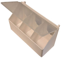 Load image into Gallery viewer, Plastic 3 Hole Quail Feeder