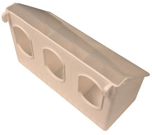 Load image into Gallery viewer, Plastic 3 Hole Quail Feeder