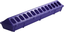 Load image into Gallery viewer, Chick Feeder, 20" Purple Plastic - 2-Pack