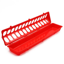 Load image into Gallery viewer, Chick Feeder, 20" Red Plastic - 2-Pack