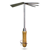 Load image into Gallery viewer, Stainless Steel Garden Cultivator Hoe