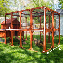 Load image into Gallery viewer, Chicken Coop for 10 Chickens – Rhode Island Homestead Coop with Run Extension Options