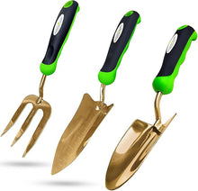 Load image into Gallery viewer, Titanium Garden Tool Set - Includes Hand Trowel Transplanter