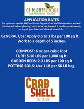 Load image into Gallery viewer, Organic Crab Shell Natural Fertilizer Calcium Booster 3-3-0