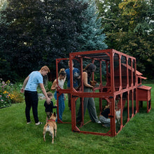 Load image into Gallery viewer, Chicken Coop for 10 Chickens – Rhode Island Homestead Coop with Run Extension Options