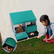 Load image into Gallery viewer, EggHouse Galvanized Nesting Box (Up to 20 Birds)