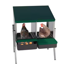 Load image into Gallery viewer, EggHouse Galvanized Nesting Box (Up to 20 Birds)