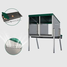 Load image into Gallery viewer, EggHouse Galvanized Nesting Box (Up to 20 Birds)