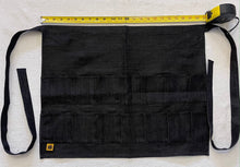 Load image into Gallery viewer, Egg Waist Apron Black Heavy Denim
