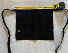 Load image into Gallery viewer, Egg Waist Apron Black Heavy Denim