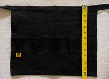 Load image into Gallery viewer, Egg Waist Apron Black Heavy Denim