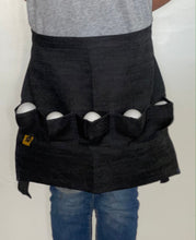 Load image into Gallery viewer, Egg Waist Apron Black Heavy Denim