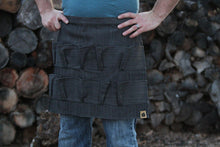 Load image into Gallery viewer, Egg Waist Apron Black Heavy Denim