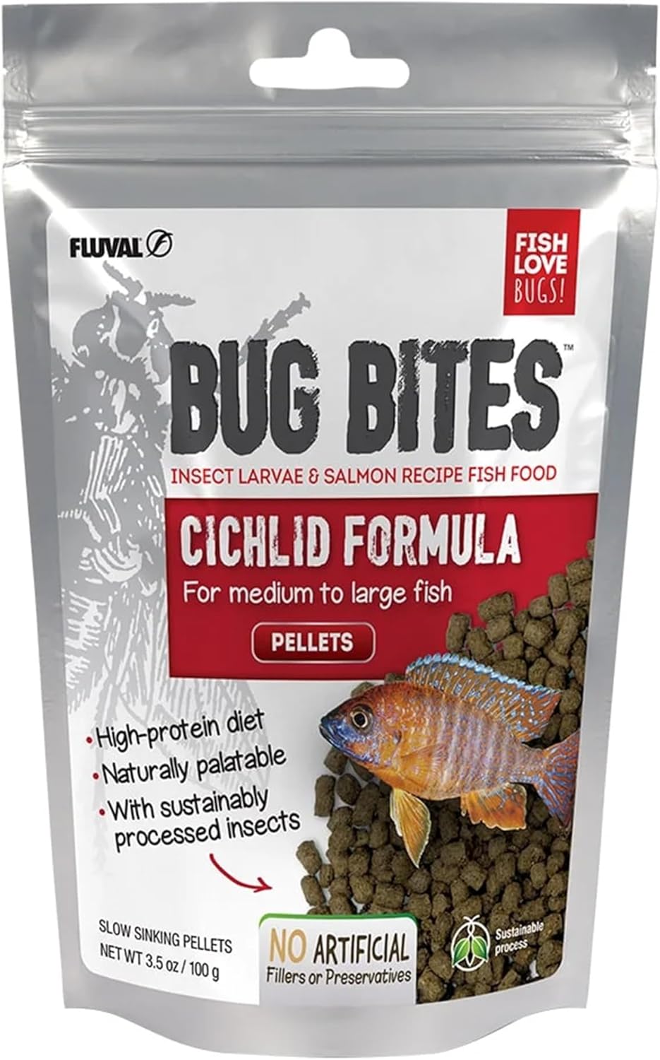 Bug Bites Cichlid Pellets