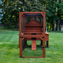 Load image into Gallery viewer, Chicken Coop for 10 Chickens – Rhode Island Homestead Coop with Run Extension Options