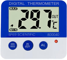 Load image into Gallery viewer, Digital Temperature Monitor with Remote Sensor and Frost Point Alarm
