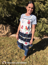 Load image into Gallery viewer, Egg Apron Full Length Chicken Print