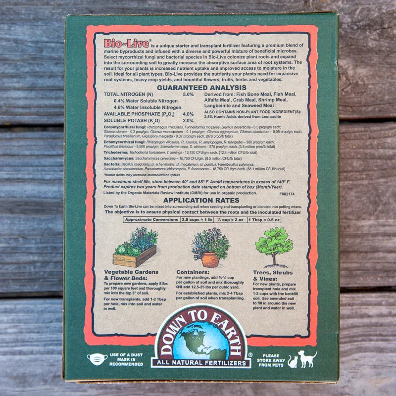 Bio-Live 5-4-2 Fertilizer (4 lb) – Live Aquaponics