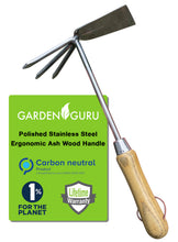 Load image into Gallery viewer, Stainless Steel Garden Cultivator Hoe