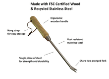 Load image into Gallery viewer, Stainless Steel Garden Dandelion Weeder