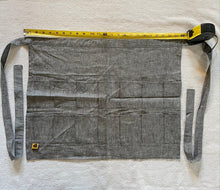 Load image into Gallery viewer, Grey Denim Egg gathering waist Apron!