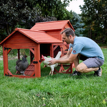 Load image into Gallery viewer, Chicken Coop for 4 Chickens – Leghorn Cottage Chicken Coop