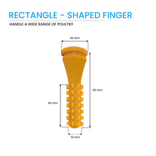 Load image into Gallery viewer, Natural Rubber Chicken Plucking Fingers ProA