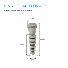Load image into Gallery viewer, Natural Rubber Gamebird Plucking Finger ProB