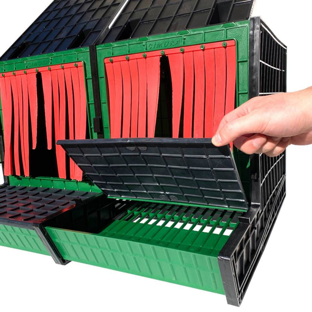 Nesting Box - 2 Sections - Front Collection – Live Aquaponics