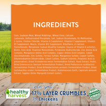 Load image into Gallery viewer, Healthy Harvest 17% Non-GMO Layer Crumbles