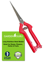 Load image into Gallery viewer, Extra Long Blade Garden Pruning Snips