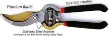 Load image into Gallery viewer, Professional Titanium Bypass Garden Pruner