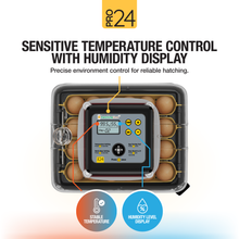 Load image into Gallery viewer, Pro24 Tabletop Automatic Egg Incubator (24 Eggs)