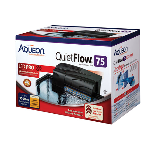 QuietFlow® 75 LED PRO Aquarium Power Filter