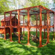 Load image into Gallery viewer, Chicken Coop for 10 Chickens – Rhode Island Homestead Coop with Run Extension Options