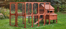 Load image into Gallery viewer, Chicken Coop for 10 Chickens – Rhode Island Homestead Coop with Run Extension Options