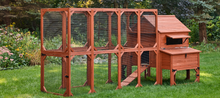 Load image into Gallery viewer, Chicken Coop for 10 Chickens – Rhode Island Homestead Coop with Run Extension Options
