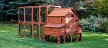 Load image into Gallery viewer, Chicken Coop for 10 Chickens – Rhode Island Homestead Coop with Run Extension Options