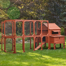 Load image into Gallery viewer, Chicken Coop for 10 Chickens – Rhode Island Homestead Coop with Run Extension Options