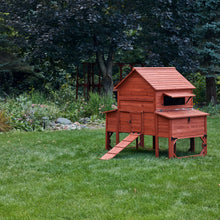 Load image into Gallery viewer, Chicken Coop for 10 Chickens – Rhode Island Homestead Coop with Run Extension Options