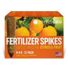 Load image into Gallery viewer, Fertilizer Spikes for Citrus &amp; Fruit Trees &amp; Shrubs