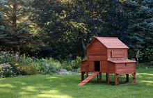 Load image into Gallery viewer, Chicken Coop for 10 Chickens – Rhode Island Homestead Coop with Run Extension Options